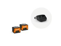 Stihl Starterset 2 x Accu AK 20 + Lader AL 101